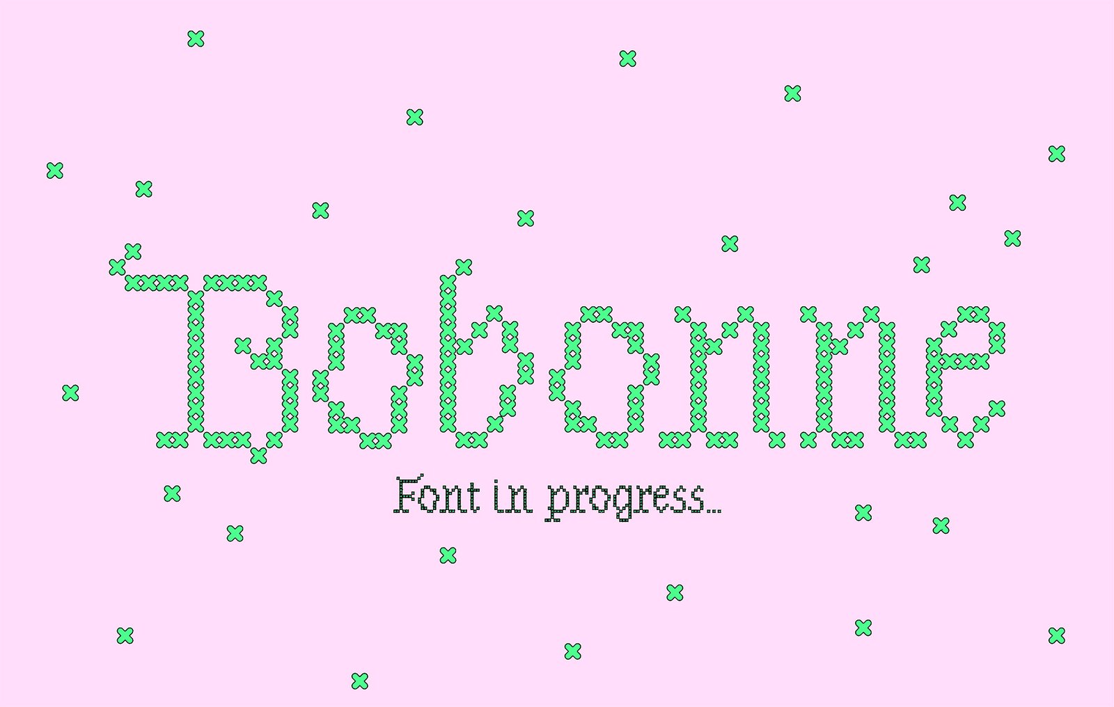 Typographie Bobonne